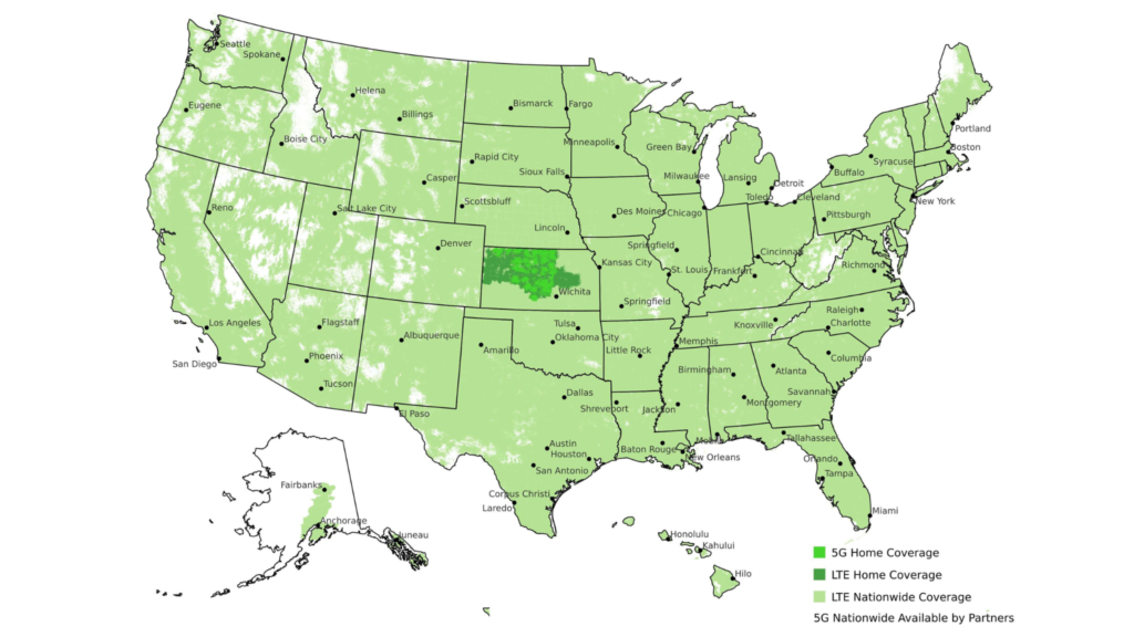 Nex-Tech Wireless Coverage Map and Network Quality