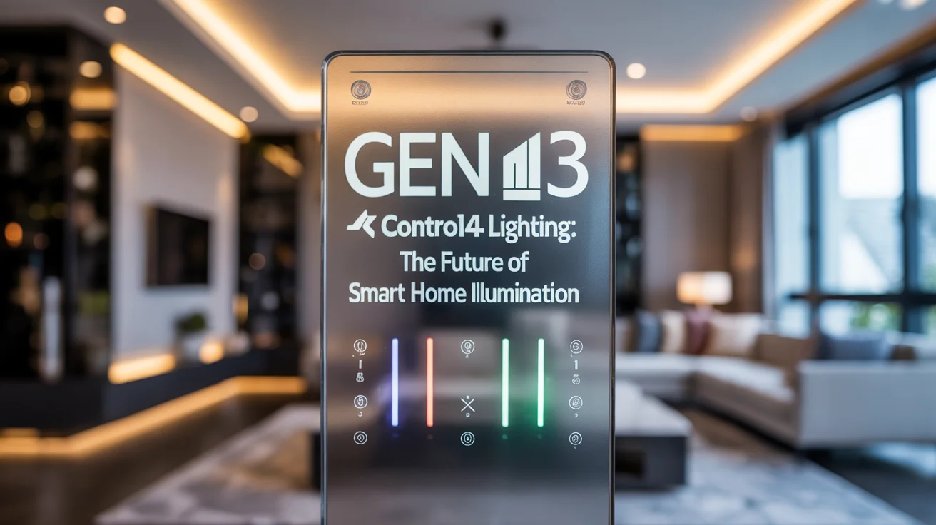 Gen 3 Control4 Lighting: