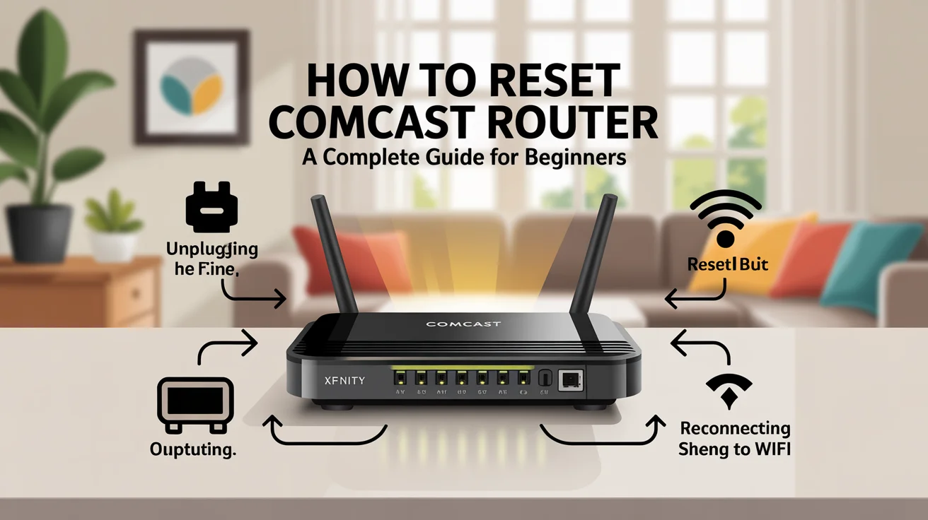 how to reset a Comcast router