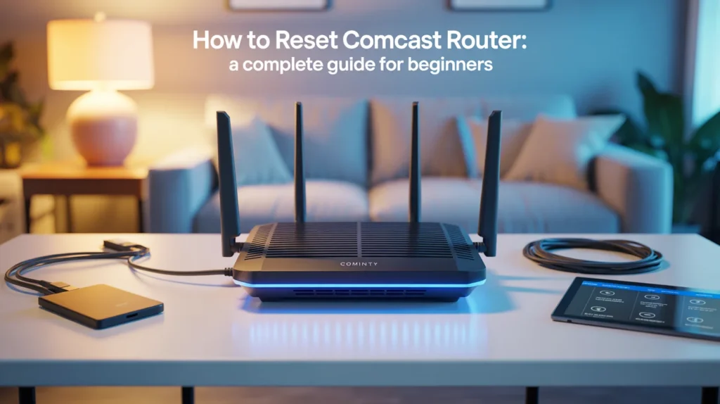 how to reset a Comcast router