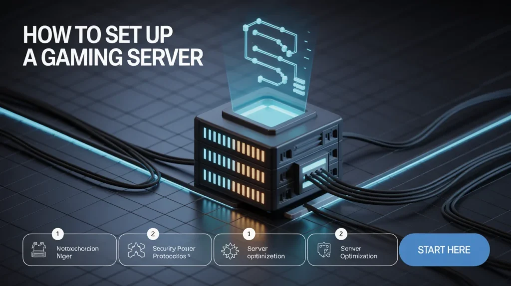 how to set up a gaming server