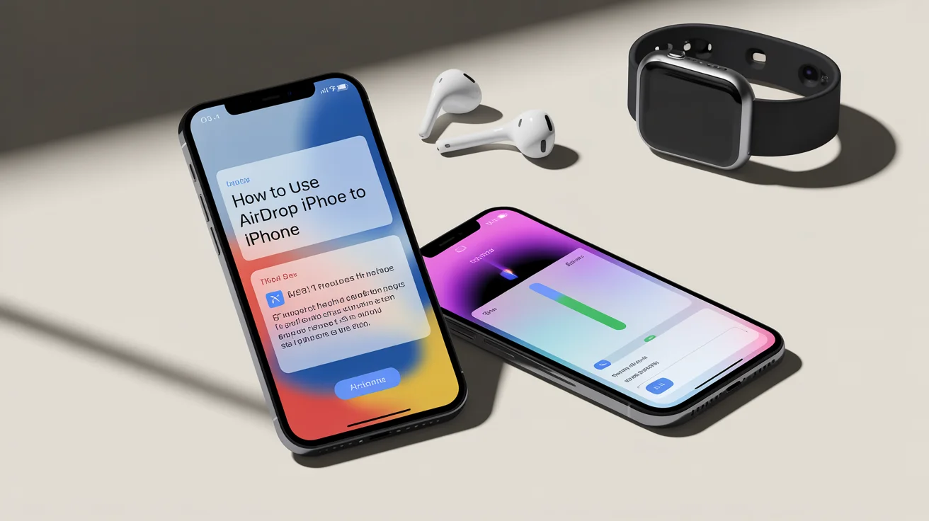 How to Use AirDrop from iPhone to iPhone