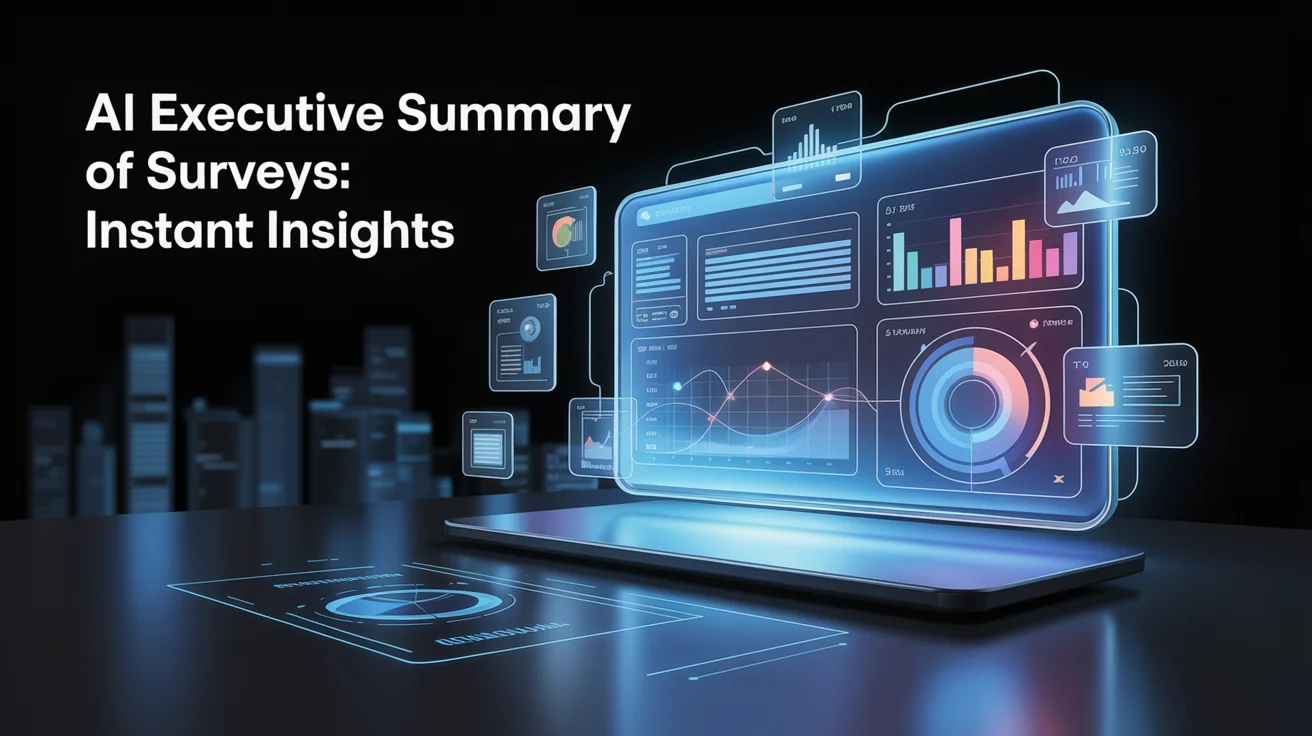 AI Executive Summary of Surveys: Instant insights
