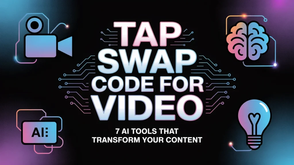 Tap Swap Code for Video: 7 AI Tools That Transform Your Content
